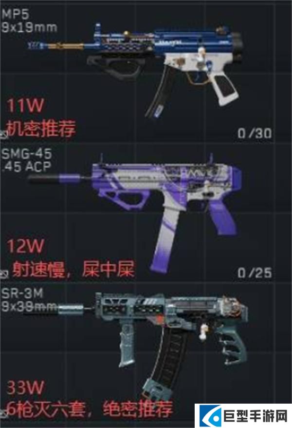 三角洲行动强力腰射冲锋枪怎么选择图三