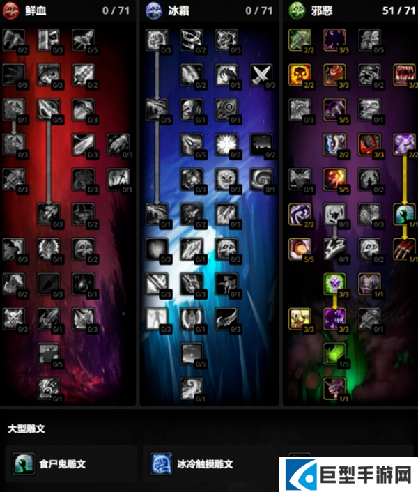 魔兽世界时光服DK练级天赋怎么选择图二