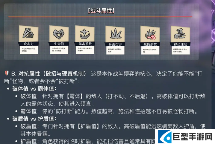 魔灵武士战斗基础攻略，操作与属性详解
