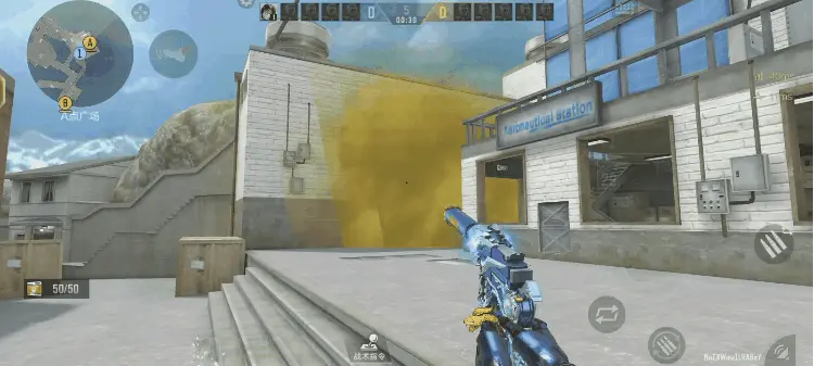 穿越火线新鹰眼回防A点白房隔断烟投掷点