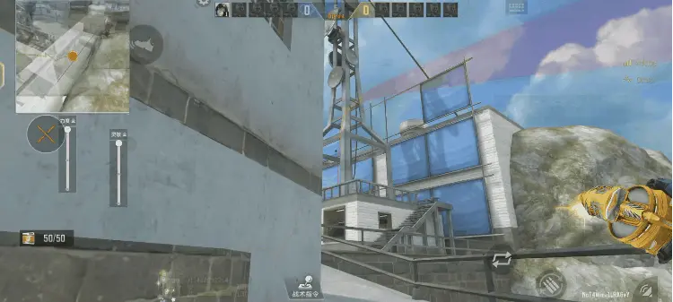 穿越火线新鹰眼回防A点白房隔断烟投掷点