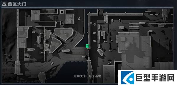 三角洲行动航天基地西区大门房卡在哪图一