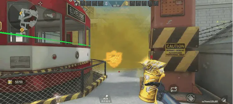 穿越火线新鹰眼回防B点府邸隔断烟投掷点