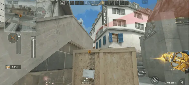 穿越火线新鹰眼进攻B包点酒吧桥和府邸隔断烟投掷点
