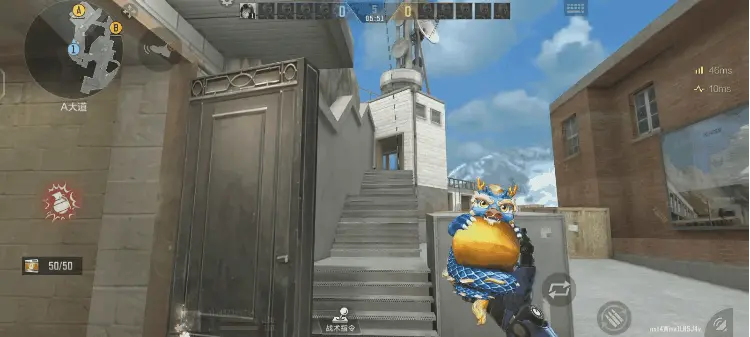 穿越火线新鹰眼位进攻A大清白房雷投掷点