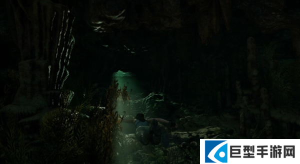 古墓丽影崛起推车堵水怎么过图二