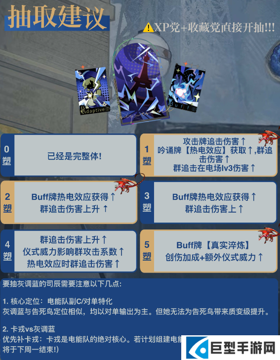 重返未来1999灰调蓝抽取建议