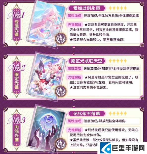 崩坏星穹铁道昔涟光锥怎么选择图二