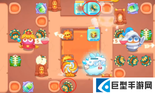 保卫萝卜4饿龙传说第57关通关攻略8