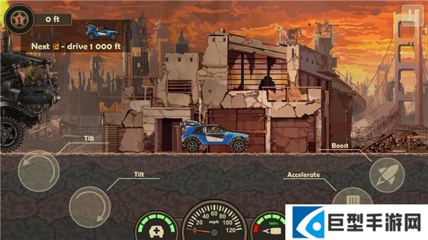 战车撞僵尸3无敌版